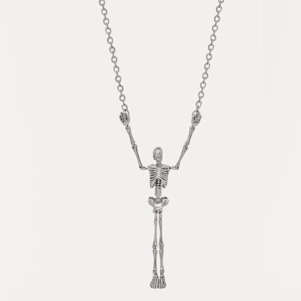 Vivienne Westwood Silver Skeleton Necklace